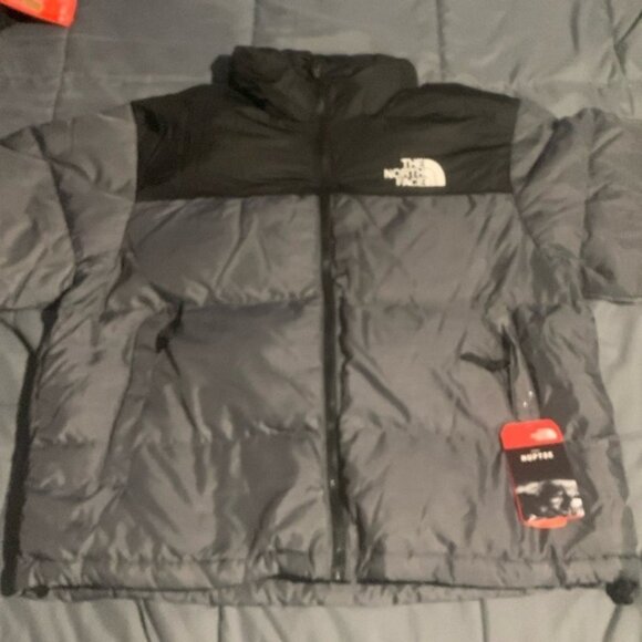 The North Face 1996 Retro Nuptse 700 Down Dark Gray / Black Men’s Large Puffer - Picture 1 of 4